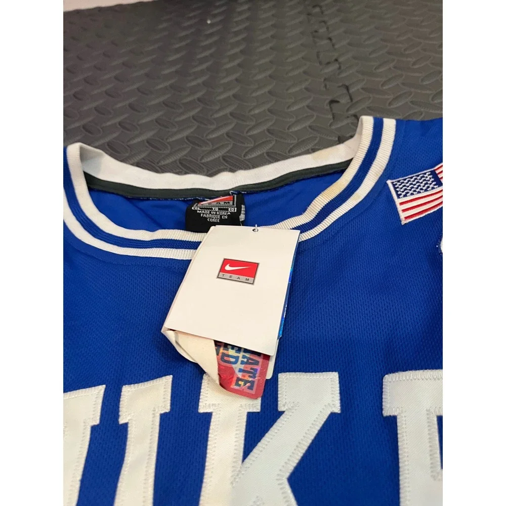 Nike Basketball Jersey Mens XL Blue Duke Blue Devils #3 Jones ACC Stitched